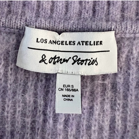 & Other Stories Lavender Cardigan - Picture 7 of 7